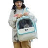 Fábrica de suministro directo bolsa de gato bolsa de mascota mascota gato fuera portátil doble hombro transpirable apertura lateral gran espacio nuevo Item Picture